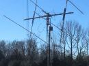 The 222-MHz array at W5ZN. [Joel Harrison, W5ZN, photo]